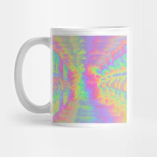 Trippy Rainbow Geometric Acid Daydream Vaporwave Vibes Mug